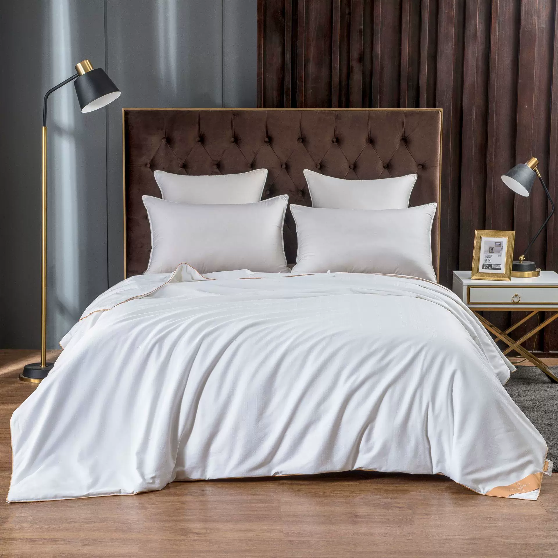 美来双宫茧桑蚕丝被芯喜婚礼庆夏凉被季子母被桐乡厂家批发蚕丝被