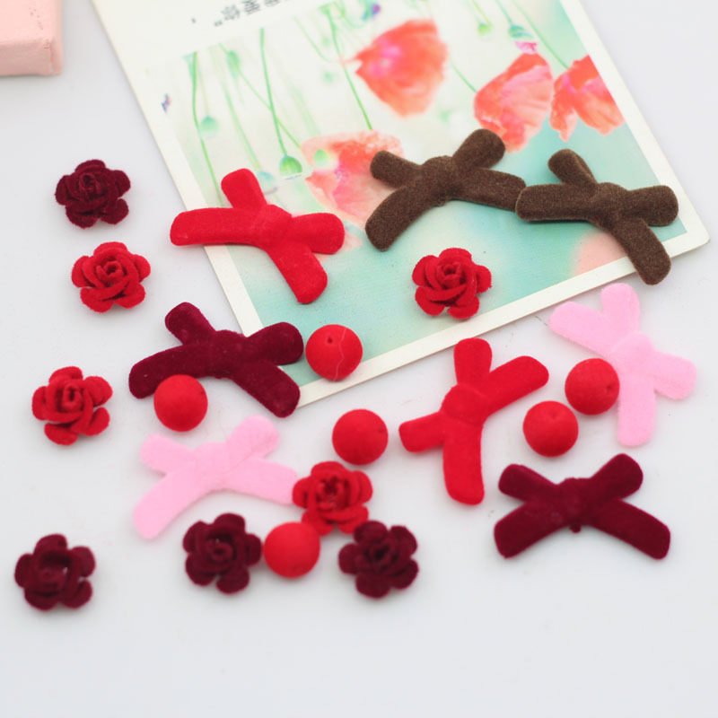 Retro hairgrip with bow handmade