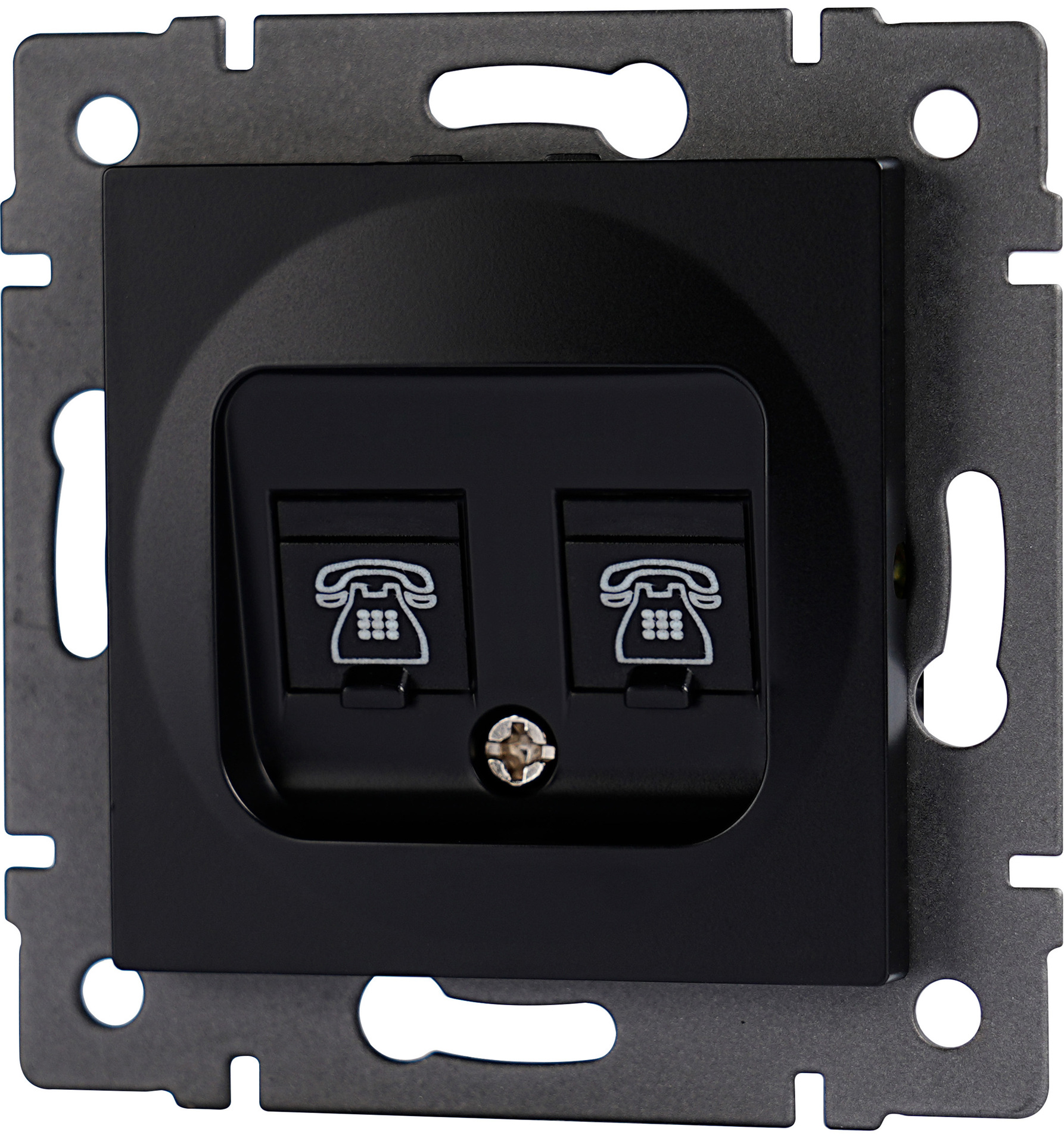 Double tel socket