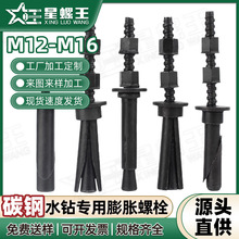 水钻专用膨胀螺丝高锚固定可拆卸胀栓内拉爆膨胀螺栓批发M12/M16