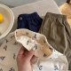 Chen Ma Children's Shorts 2025 Summer New Boys and Girls Embroidered Letter Cotton Pants Baby Japanese Fashion Brand Five-point Pants