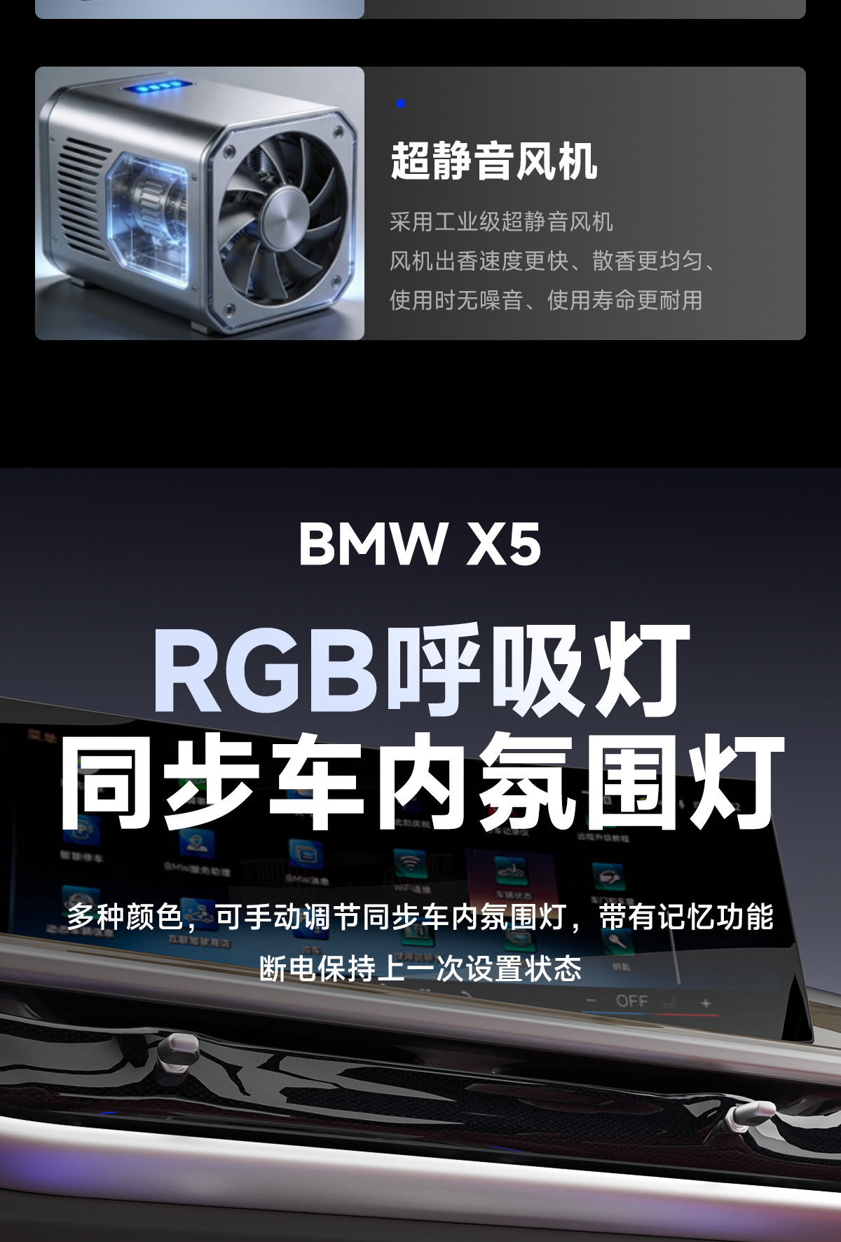 22-26 Models Bmw X5 Dedicated Ultra-Fast Charging Cigarette Lighter Adapter Car Charger Expansion Dock Car Charger