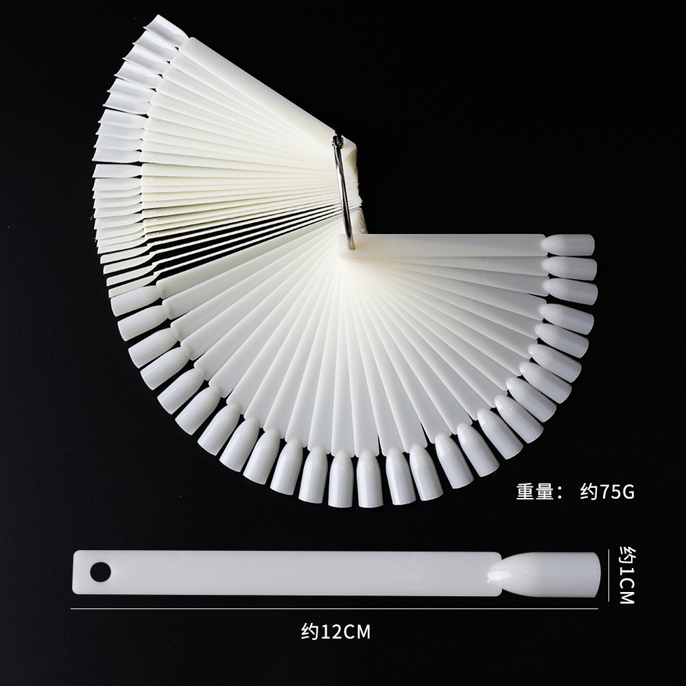 Abanico de anillo de hierro - 50 de color natural