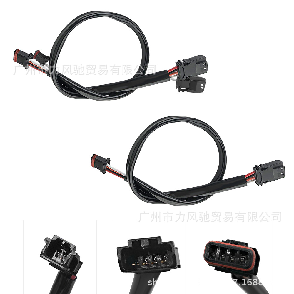 Aplicable a Harley 883 X48 Fat Boy Breakthrough Commander Streetmaster modificado alargado 15.7 pulgadas cable de extensión de interruptor