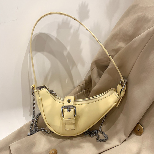 2024 spring new style children's bag niche girls mini armpit bag chain crossbody bag shoulder bag