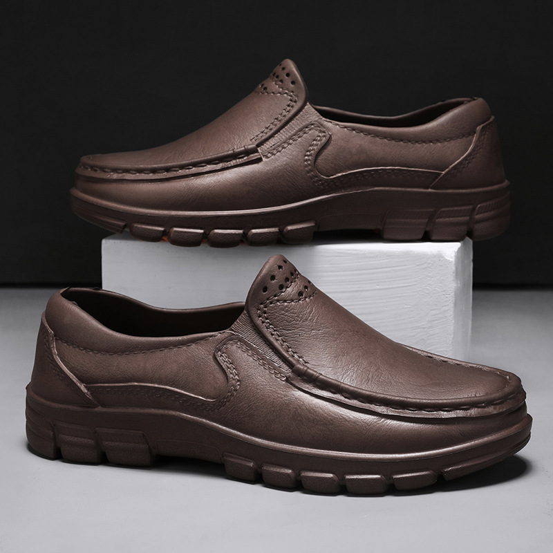 Grandes zapatos de cocinero de hotel transfronterizo antideslizante a prueba de aceite zapatos de cocina de hombre zapatos de cocina de pie bajo image 4