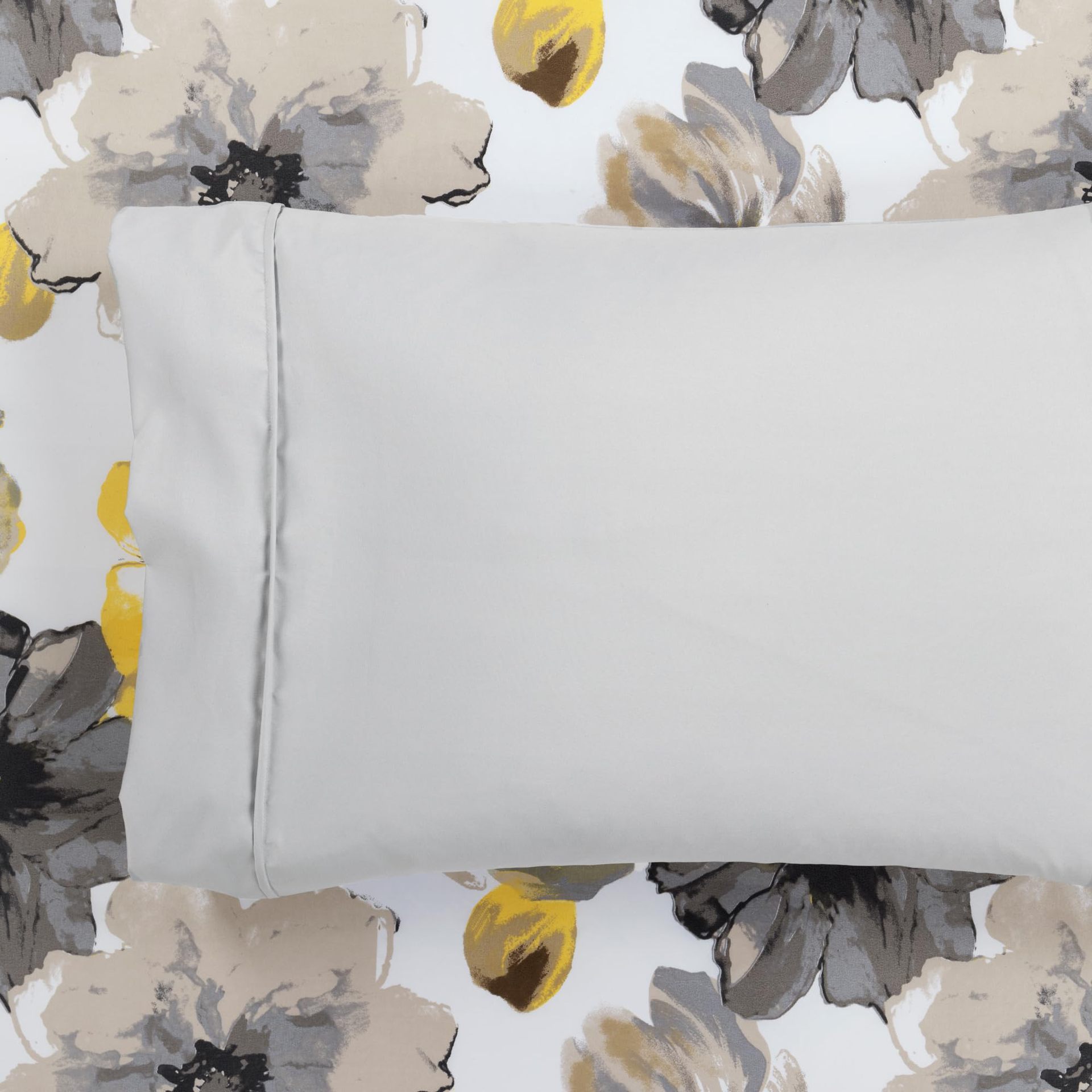 Yellow & Gray King Sheets