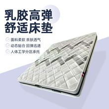 君凰玥酒店民宿席梦思乳胶床垫独立袋弹簧床垫压缩卷包床垫软垫