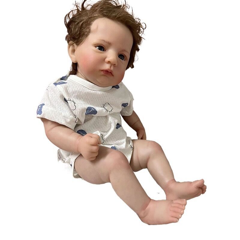 60cm niño bebé Cameron muñeca hecha a mano 3D piel sangre venosa seda visible transfronteriza suministro