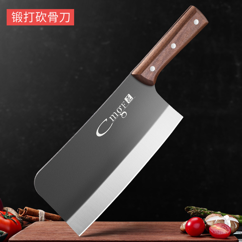 Cuchillo de espesar hueso cuchillo de verduras al por mayor cuchillo de hueso grande espesar casero cortar cuchillo de cocina cuchillo de hueso comercial cuchillo de hueso blanco
