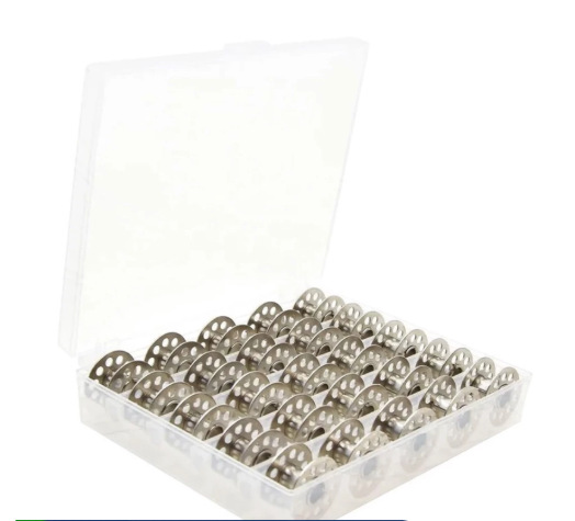 Caja de bobinas de coser (25/36 piezas, 5 colores) - Modelo 2518P, multifuncional, para máquina de coser eléctrica doméstica