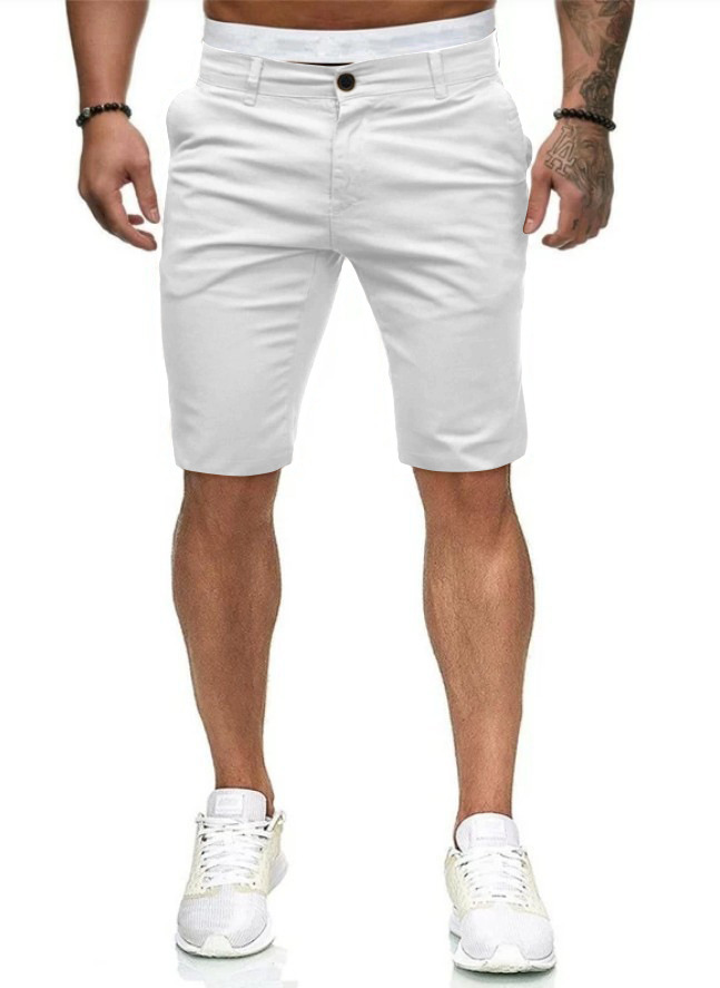 Mens Chino Shorts Casual Cotton Stretch Half Pant Cargo Combat Shorts Stylish - Picture 13 of 19