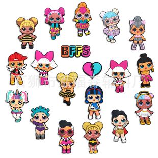 New Hot-Selling Surprise Doll Series Clogs, Flower Shoe Buckles, Beach Bags, DIY Accessories, Cloth Shoe Accessories Wholesale