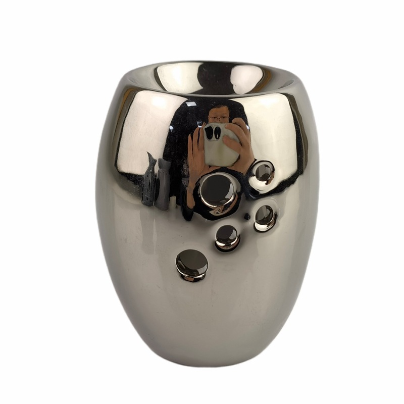 Directo de fábrica lote de alta porcelana blanca quemador de incienso europeo creativo té cera calefacción cerámica quemador de incienso decoración candelabro