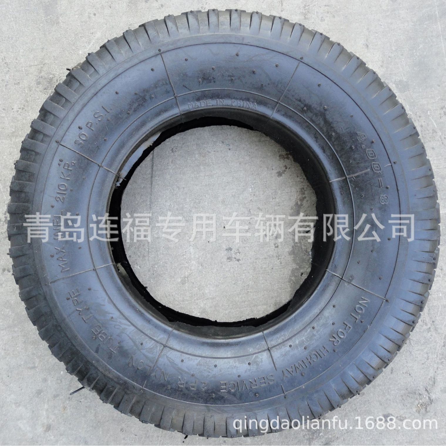 供应外贸4.00-8宝石花外胎 手推车外胎 天然胶轮胎 欢迎洽谈