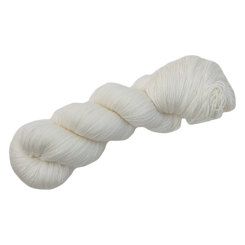 Фабрика в наличии Мериносовое кружево шерсть серебристый шелк Белый эмбрион настоящая шелковая шерсть Нить эмбриона Мадлен, окрашенная вручную