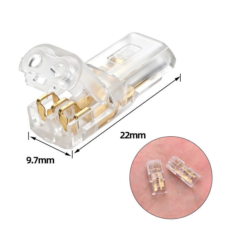 D2电缆连接器快速连接电缆连接器适用于18-22AWG
