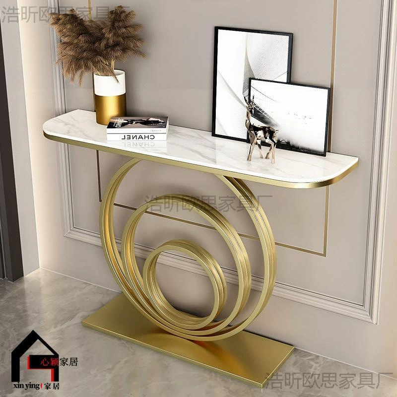 Yhu минималистский в итальянском стиле современный вход легкий и роскошный каменный лист полукруглой новой китайской стены