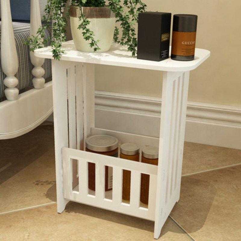 Moderno y simple mesa de cabecera nórdica, armario de dormitorio, pequeño armario junto a la cama, simple sala de estar, mesa cuadrada creativa