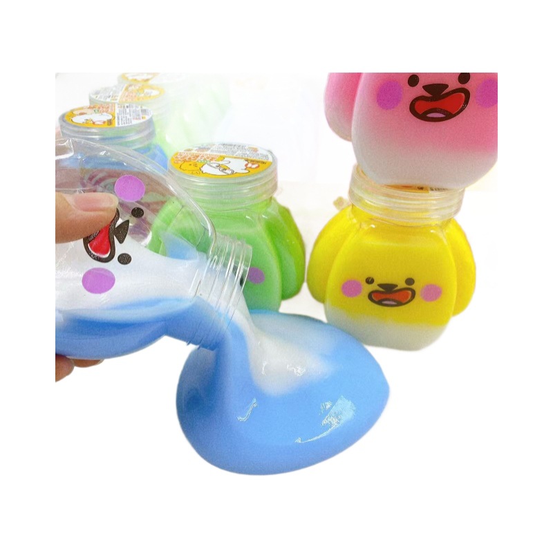 Juguetes para niños nuevos pingüinos espumantes de barro de cristal slim abrazar leche descomprimida barro de color agua falsa 2 yuanes al por mayor