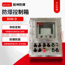 隔爆型BXM-D防爆控制箱铝合金压铸增安型触摸屏显示箱