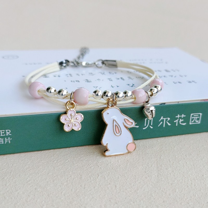 1 Piece Cartoon Style Flower Mixed materials Womenu0027S Bracelets