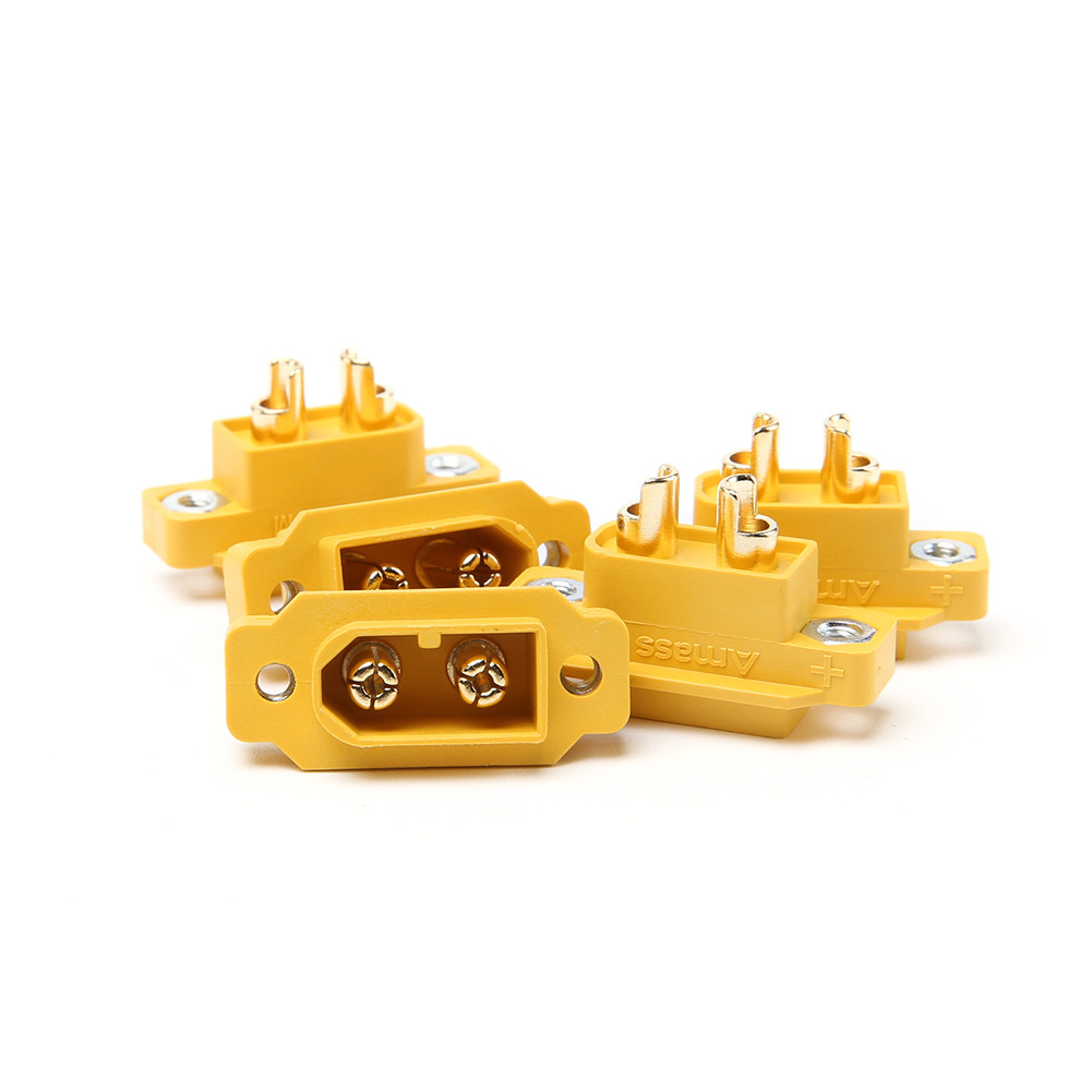 AMASS 艾迈斯 正品 XT60E-M 可固定 公插 航模配件