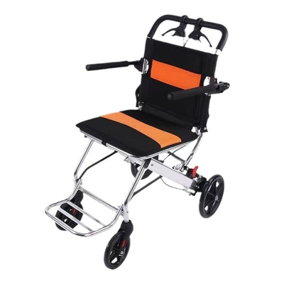 Manufacturer Automatic Intelligent 24V Electric Wheelchair for Disabled Elderly Mobility Special Foldable Electric Scooter (Qatlanan elektrik velosipedlər) - aviation-aluminum-lightweight-folding-manual-wheelchair