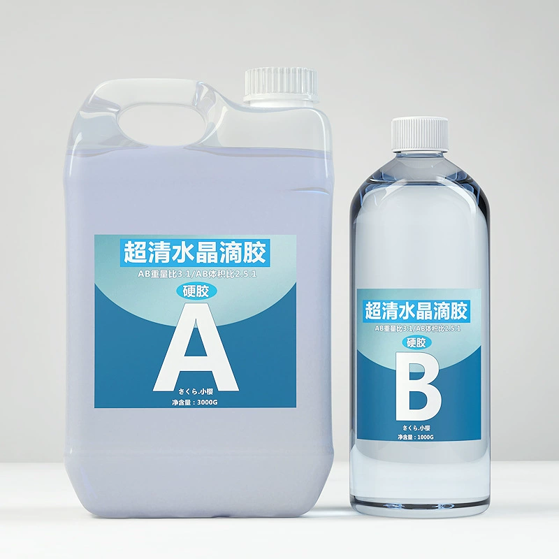 Эпоксидная Смола AB клей высокопрозрачный кристаллический капельный Клей DIY твердый клей ручной работы образец смолы клей Кристалл фарфоровая живопись янтарь