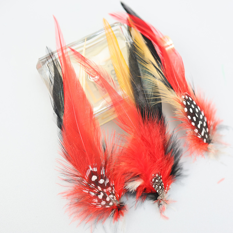 Plumas rojas al por mayor boda jardín de infantes diy plumas hechas a mano pieles de pavo pendientes de plumas de ganso accesorios accesorios de ropa image 51