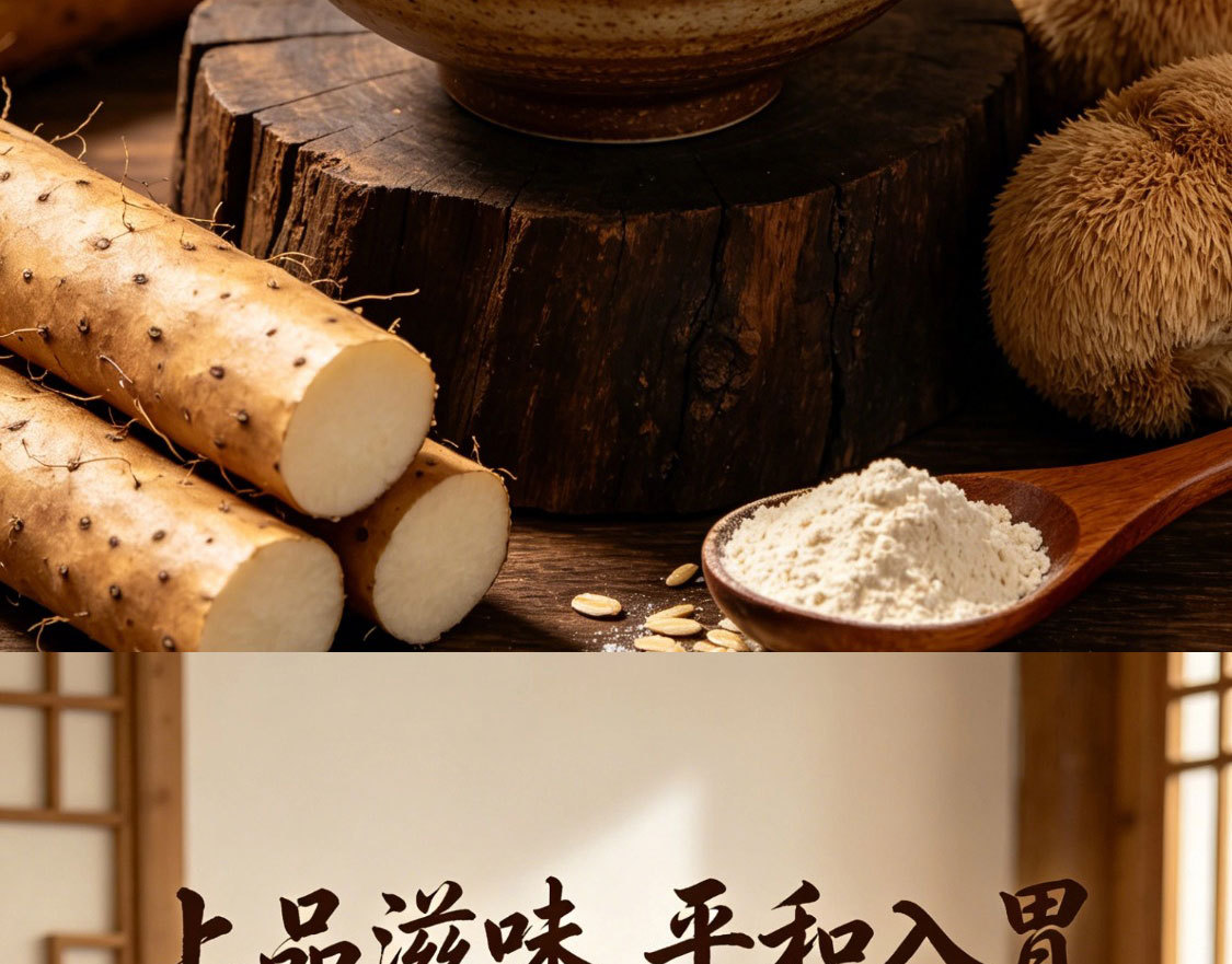 Lion's Mane Yam Oat Powder Meal Replacement Breakfast Powder 350g OEM Customization in use