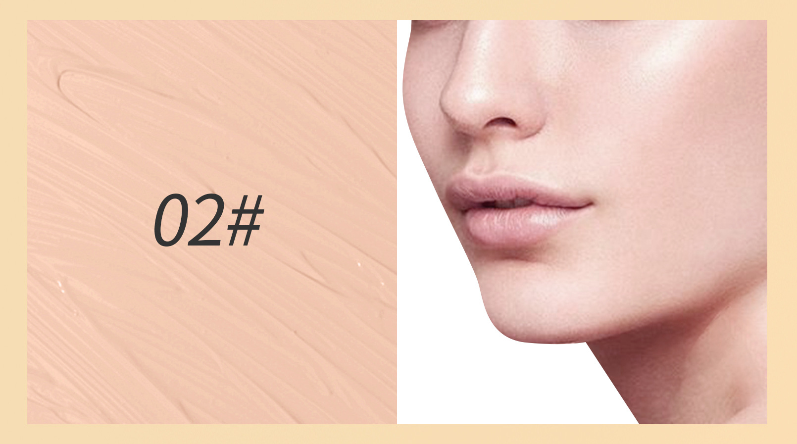 Hellokiss Concealer Foundation Moisturizes, adheres well and naturally brightens the wheat bronze color. Temperature-adjustable Foundation cross-border undefined