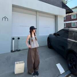 法式吊带背心女夏季新款巨好看高级感气质小个子碎花吊带背心