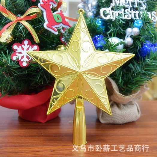 Christmas Products Christmas Tree Top Star Christmas Star Golden…