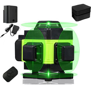 Green light high-precision outdoor level instrument 8-line 12-line 16-line laser infrared automatic leveling ground sticking instrument