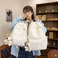 Новый простой рюкзак Dongdaemun из Южной Кореи, модный рюкзак в одном стиле для мужчин и женщин, легкая школьная сумка для учащихся средних и старших классов.
