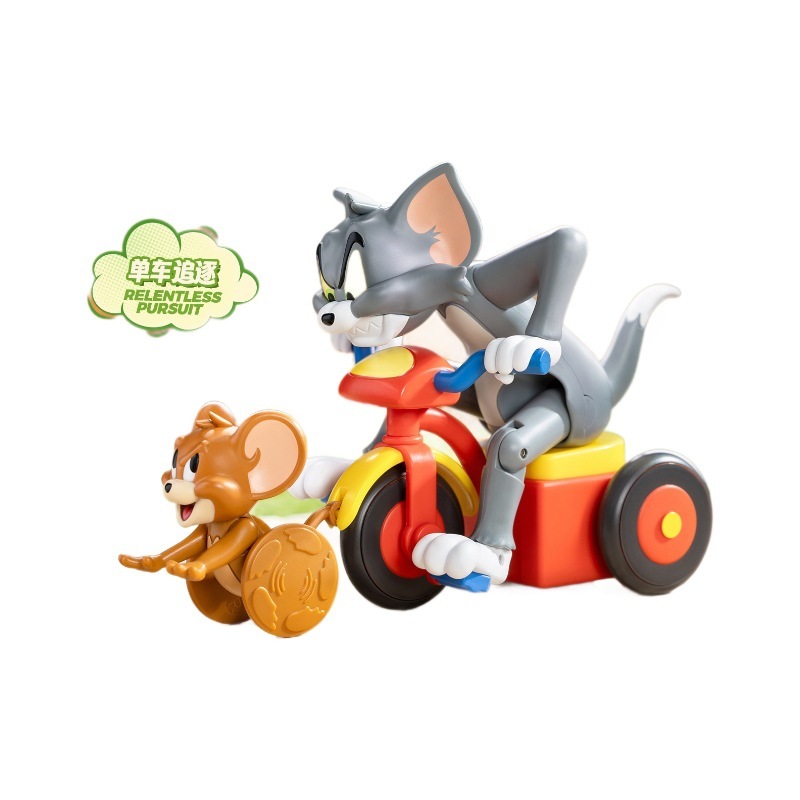 52TOYS 正規品 TOM and JERRY ラッキーティムシリーズ めまい・めまい・唖然と見つめる ブラインドボックス トレンドおもちゃ|undefined