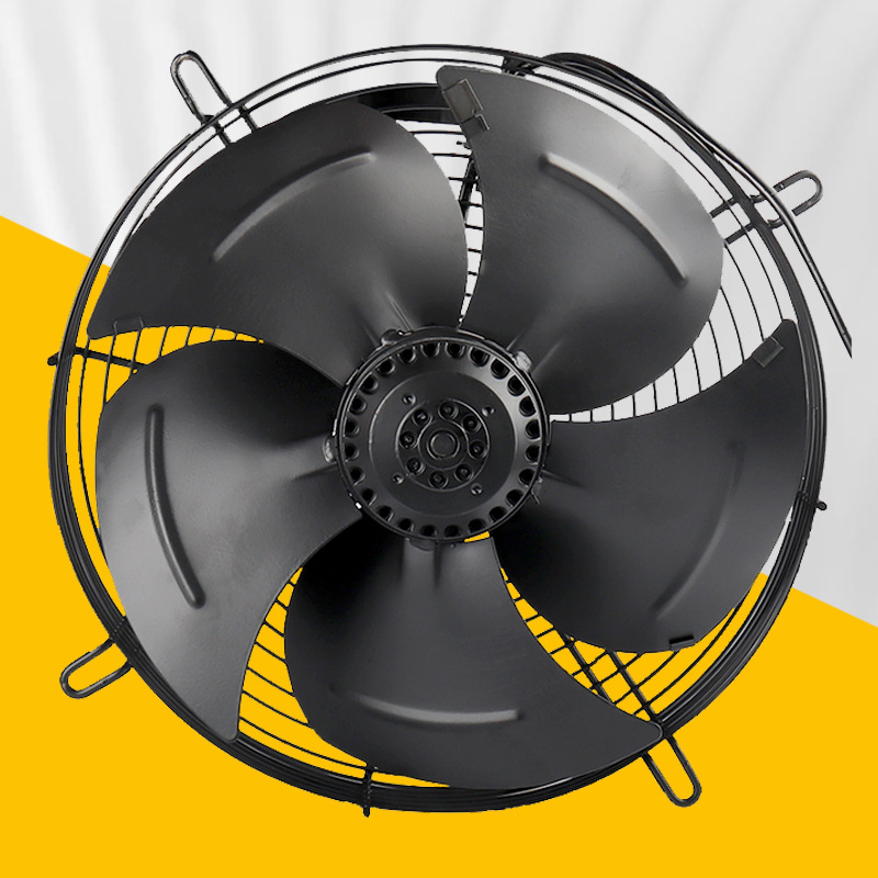 Ventilador de flujo axial rotor externo 380v silencioso gran volumen de aire refrigerador compresor de aire disipación de calor 220v ventilador de escape industrial
