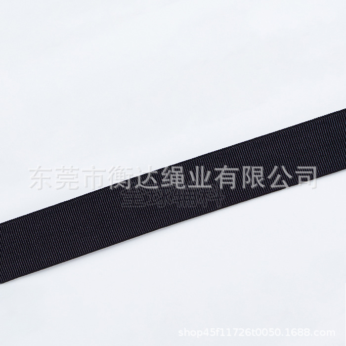 1 ~ 5cm suministro de stock negro y blanco estriado elástico falda debajo de zapatos decoración elástica alta elasticidad