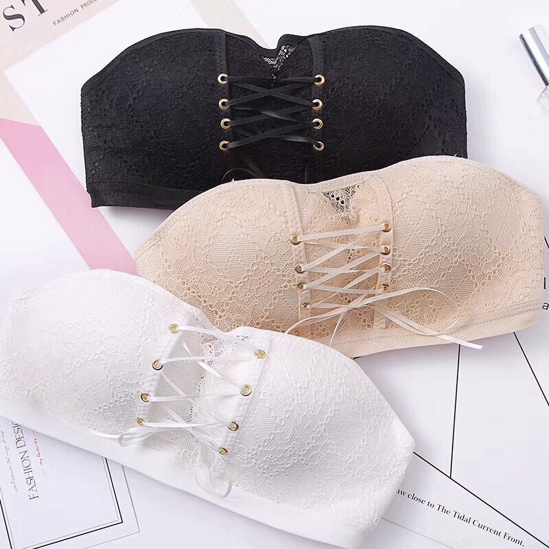 Viana Sexy Invisible Bra Pull B No Steel Ring Strapless Back Lace Underwear Adam's Hand Gathered Bra Viana Sexy Invisible Bra Pull B No Steel Ring Strapless Back Lace Underwear Adam's Hand Gathered Bra