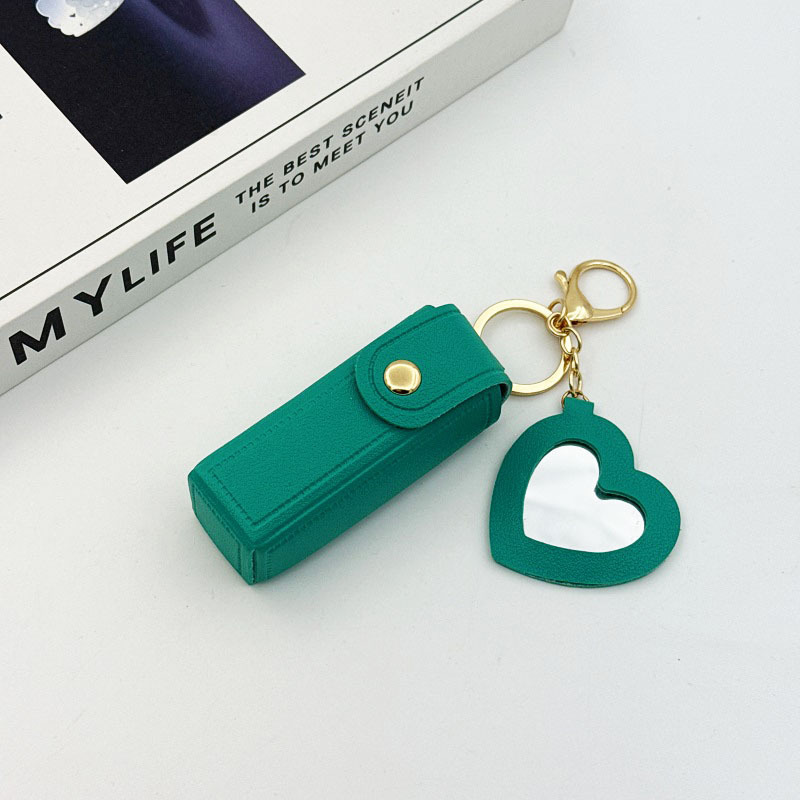 Bolsa de lápiz labial portátil llavero bolso de maquillaje portátil bolso de regalo bolso de cambio bolso de almacenamiento mini lápiz labial colgante