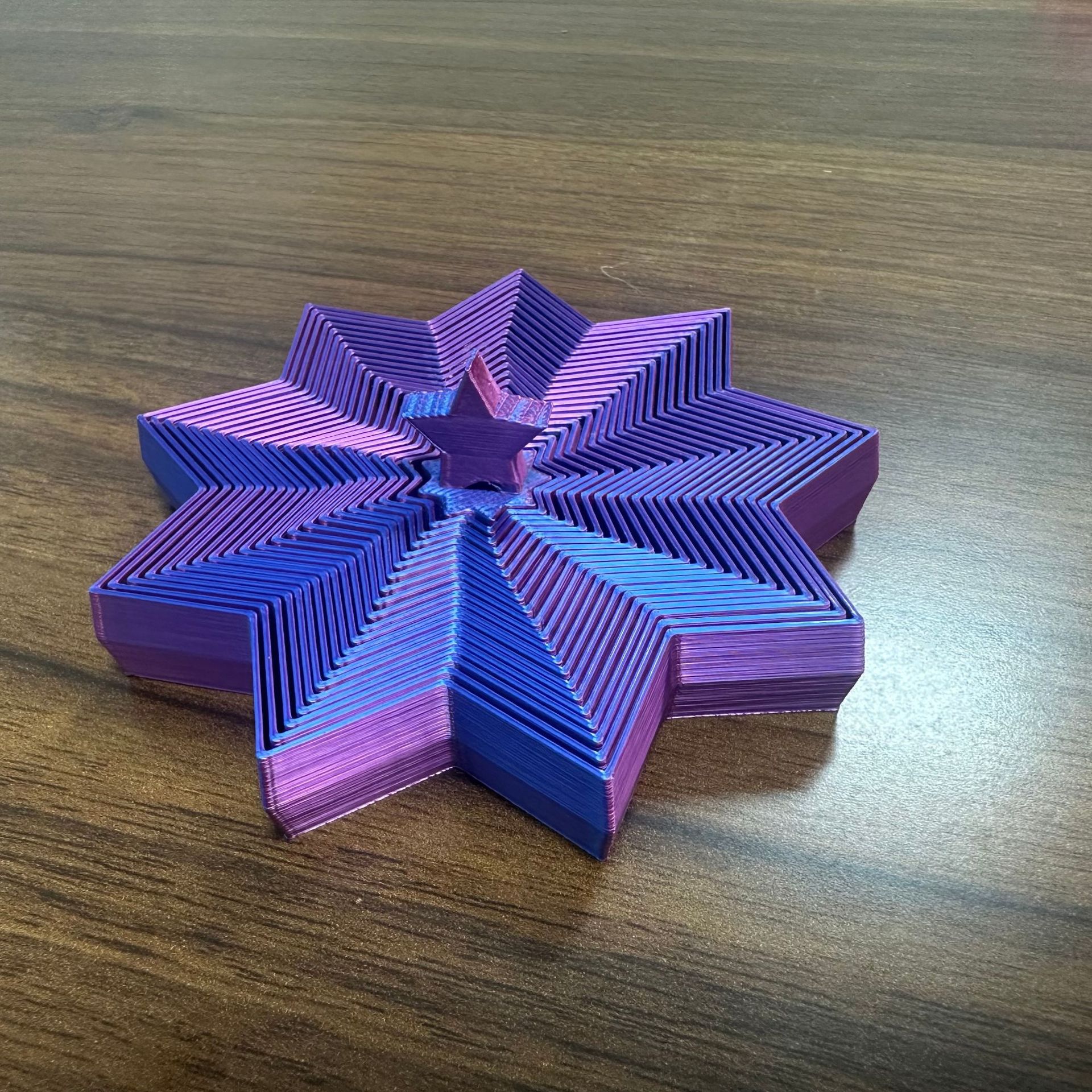 Impresión 3D árbol de Navidad torre de rábanos descompresión juguetes de ventilación estiramiento espiral octogonal curar adornos de escritorio al por mayor image 11