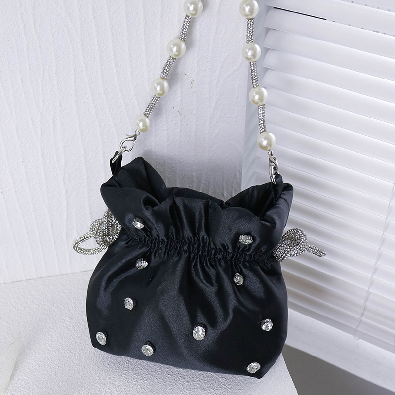 Borse da donna Borsa da strada alla moda Borsa da donna casual da banchetto Borsa a mano con nuvola Borsa da sera con strass Borsa a mano con perle_voghion.com