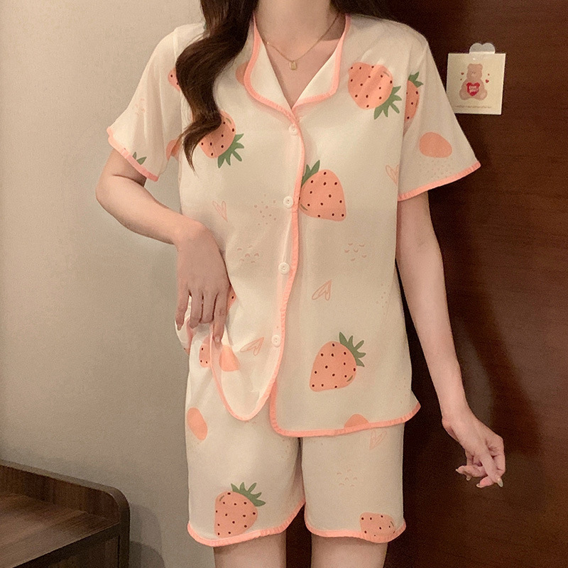 B24-핑크 스트로베리 [탈착식 가슴 패드 세트 포함]