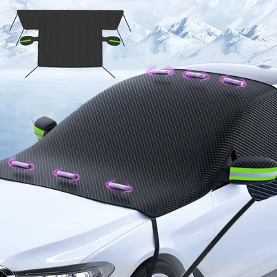 and Snow Cover, Thickened Winter – Car snow shield