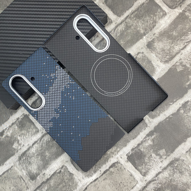 Samsung zfold7 中央軸携帯電話ケース ケブラー磁気 SAMSUNG fold7 アラミド繊維保護に適しています。|undefined