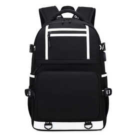 一件代发日漫卡通USB青少年学生书包男女双肩背包休闲旅行包