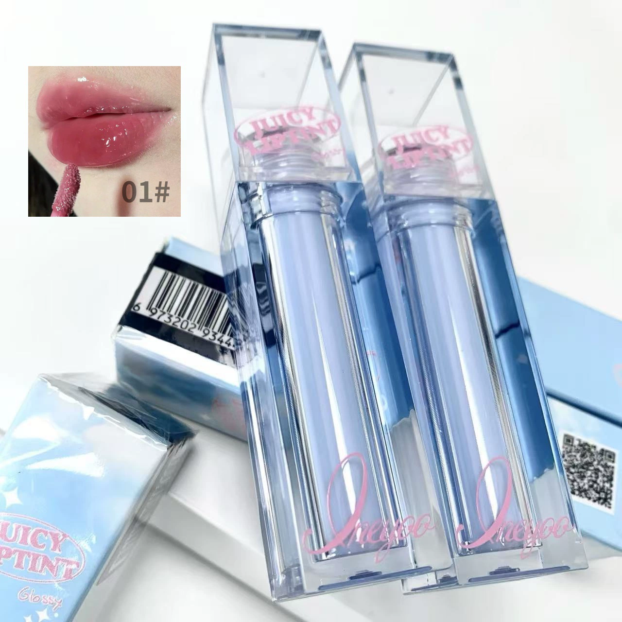 INKYO водная помада Water Dew Lip Tint водо-легкий зеркальный увлажняющий блеск для губ