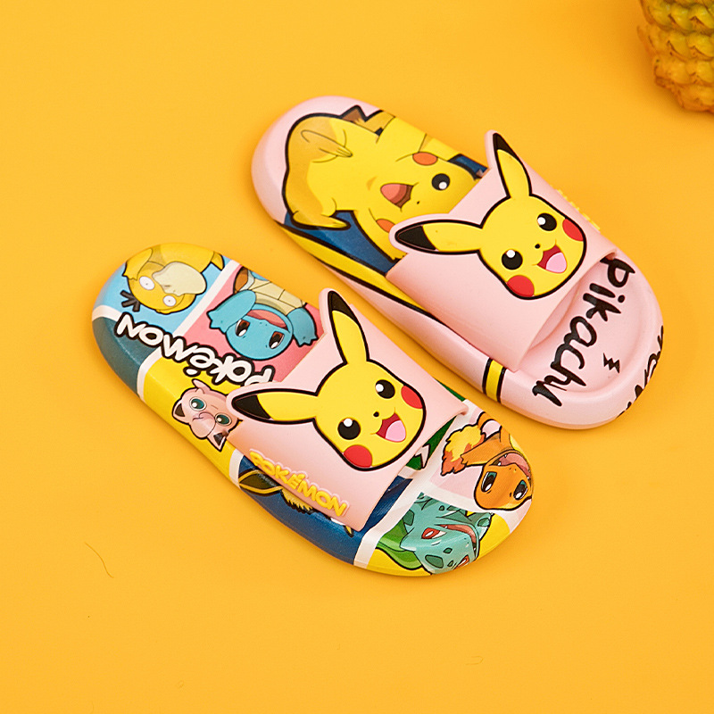 Bikachao zapatillas para niños casa padre-hijo verano al aire libre desgaste antideslizante interior casa lindo nuevo sandalias para niños