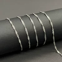 Цепь воды из нержавеющей стали ювелирные изделия цепи DIY ожерелье браслет Личность Мода простая цепь спичка цепочка внешняя торговая цепь